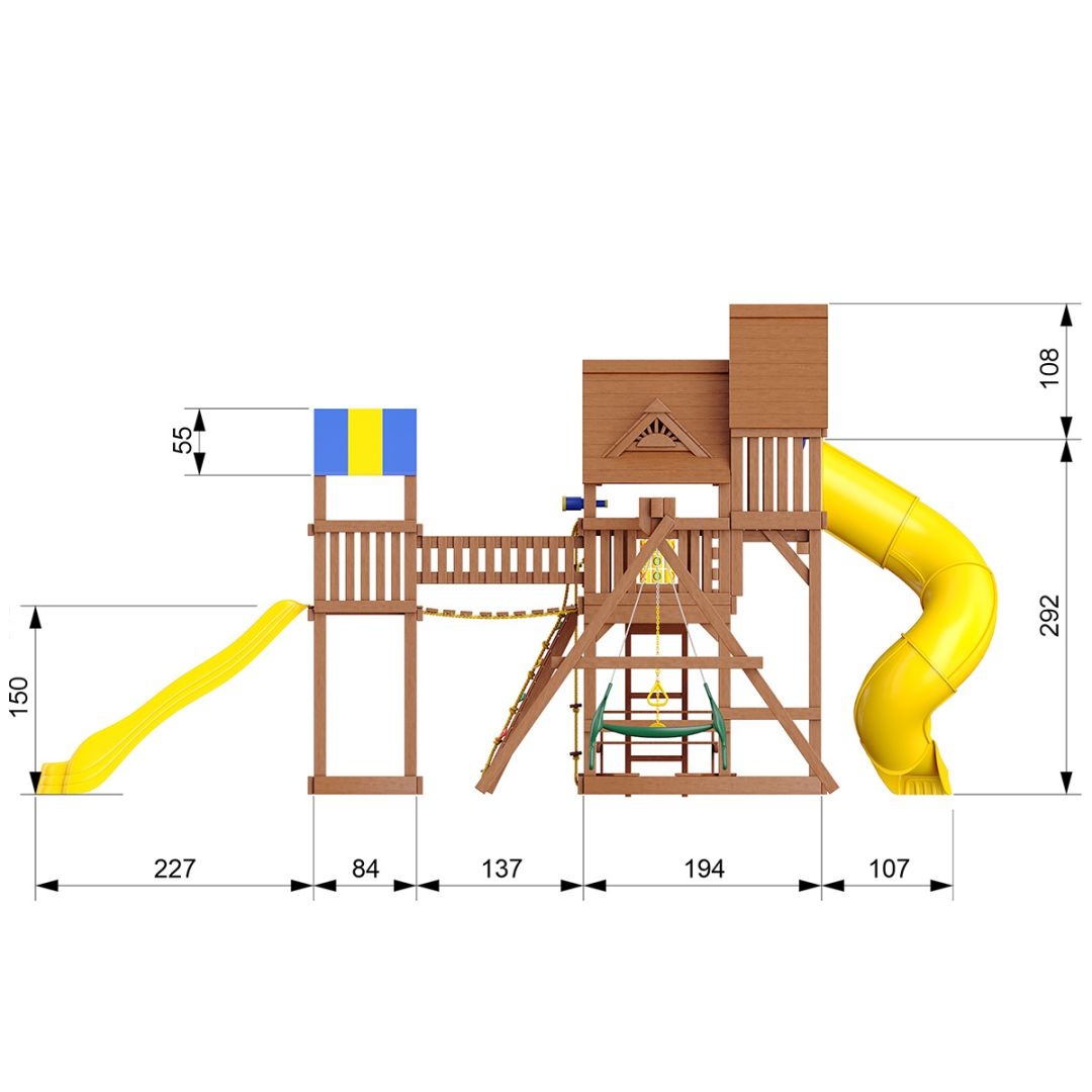 Детский игровой комплекс New Sunrise Форт Де Люкс-2